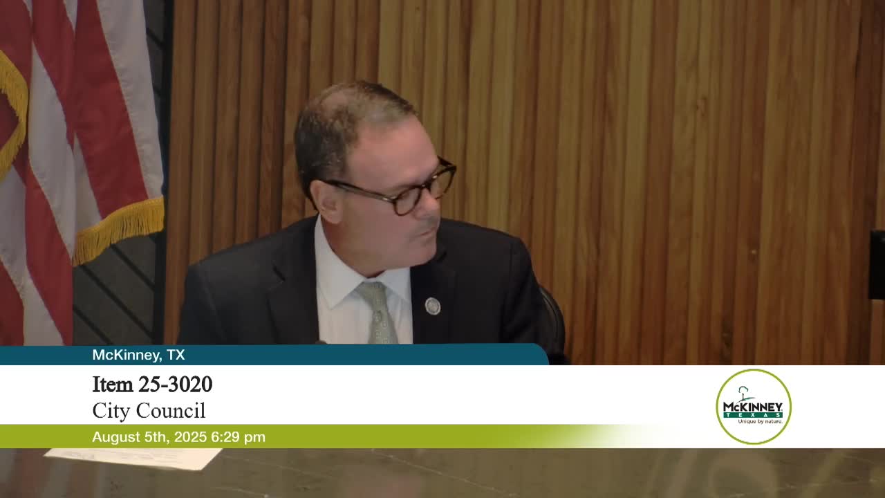 McKinney City Council Reviews 2025 Consolidated Housing Development Plan