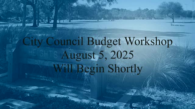 Richardson City Council Reviews Fiscal Year 2025-2026 Budget Proposals