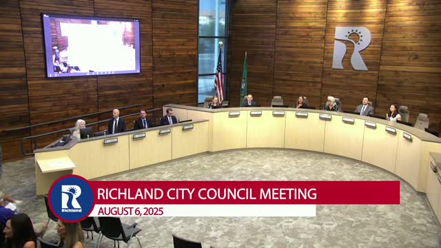 Richland City Council Welcomes New Hires and Honors Retiree Brian Santos