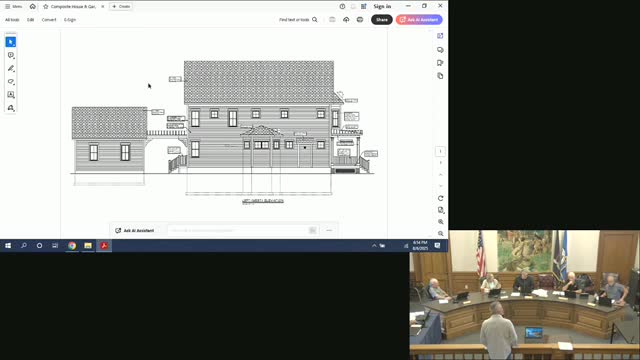 Architectural Board Discusses Smart Siding and Neighborhood Compatibility for New Home