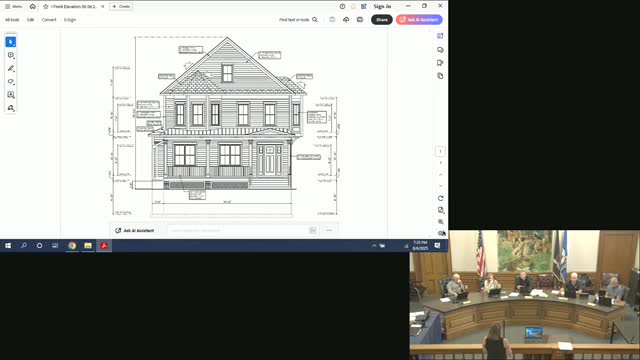 Saratoga Board Reviews Pritchard's Home Design and Neighborhood Impact