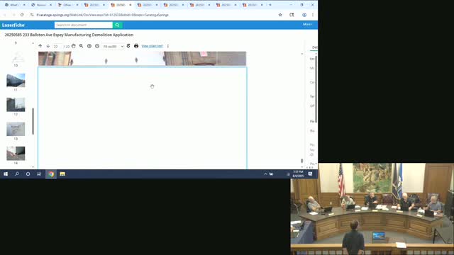 Local Committee Debates Architectural Significance of Historic Manufacturing Building