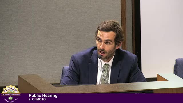 El Cajon Council Approves Conditional Use Permit for Outdoor Vehicle Display at Repair Facility