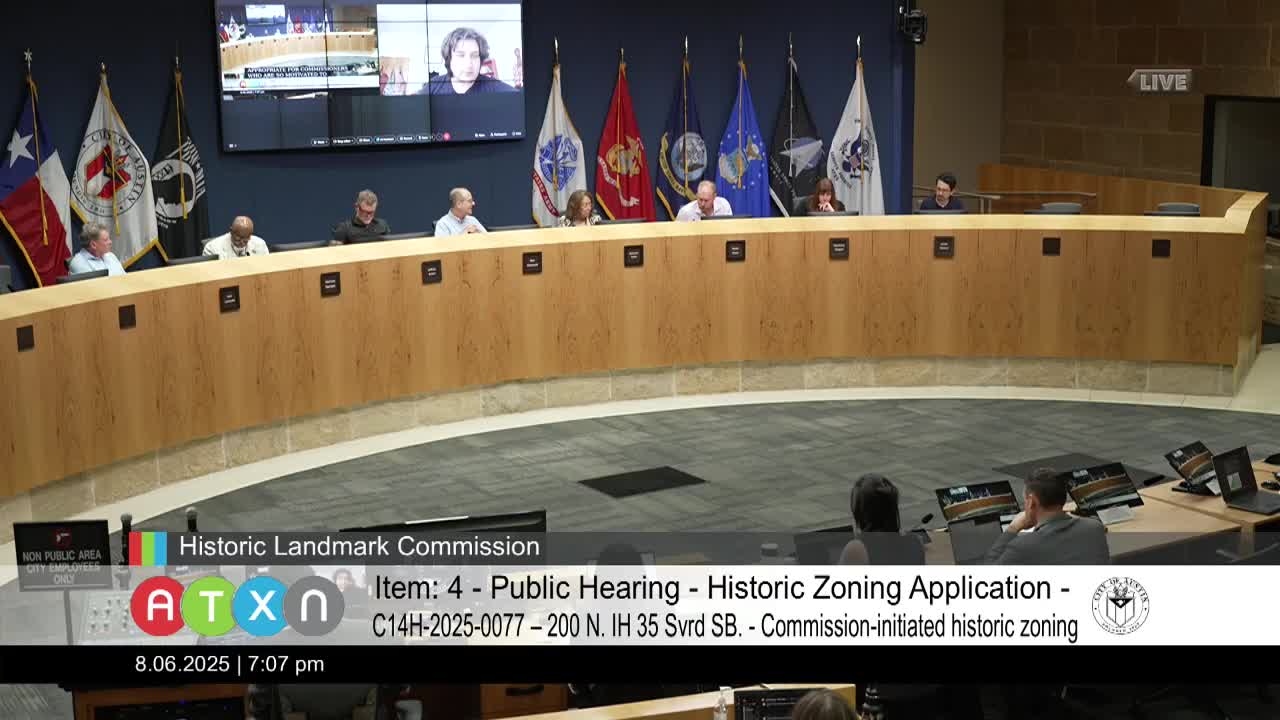 Historic Park Canopy Plan Approved by Architectural Review Committee