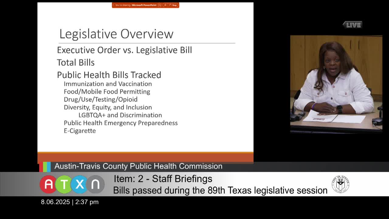 Texas Legislature Enacts Controversial Immunization and Food Regulation Bills Impacting Public Health