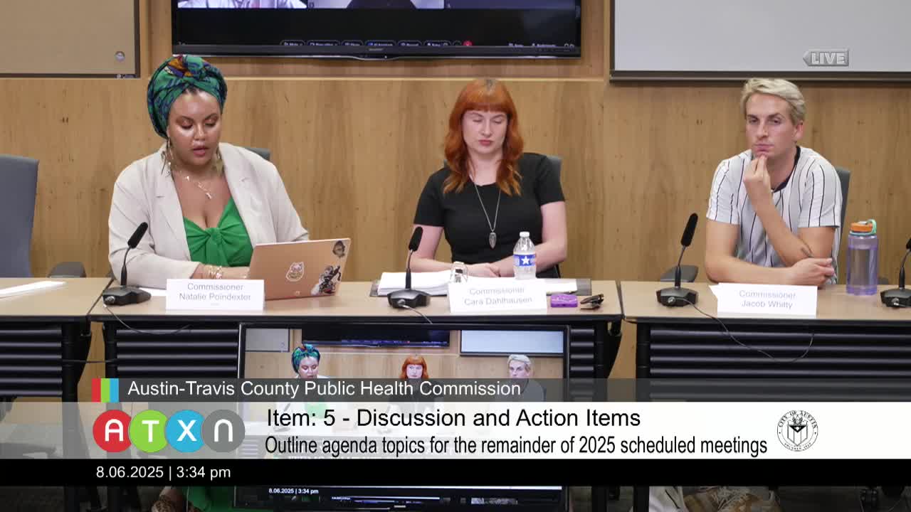 Public Health Commission Discusses HIV Funding Cuts and Community Awareness Strategies