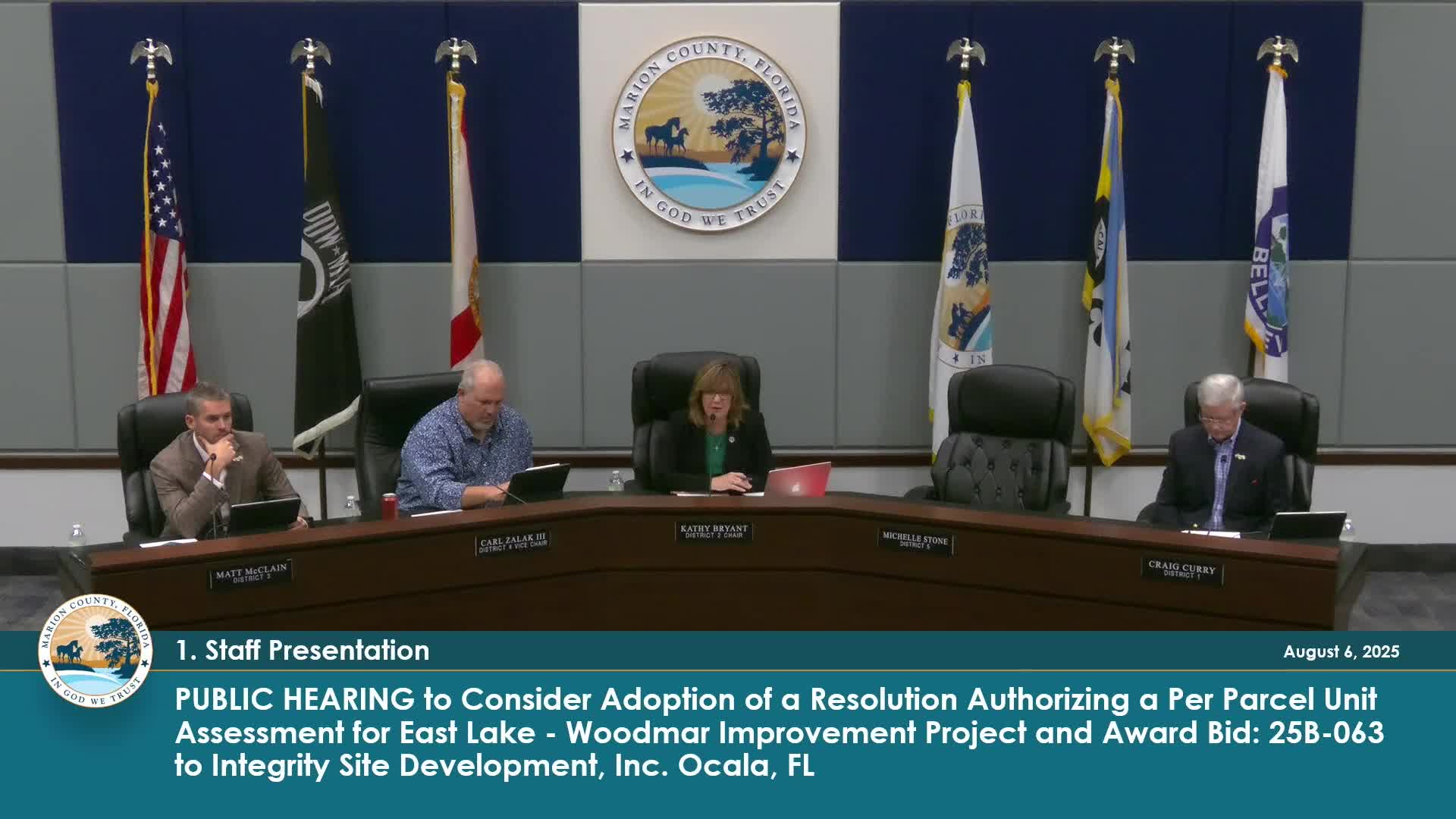 Tim Robertson advocates for County Road 25 safety improvements in public comment