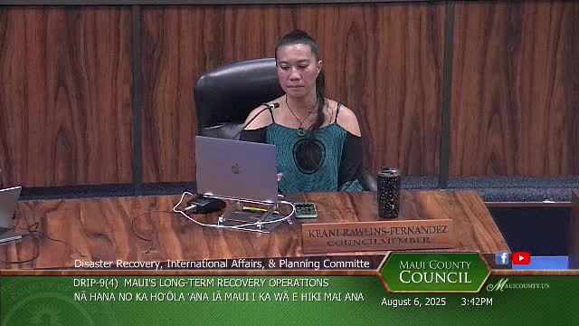 Committee Reviews Donations Amid Confusion Over Maui Strong Fund Mismanagement Accusations