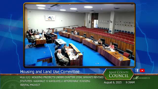 Maui Council Approves Residential Project Amid DAGS Funding Delays and Design Concerns