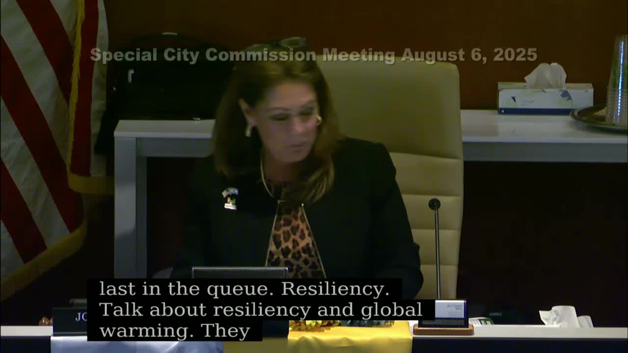 Hallandale Beach officials discuss flood vulnerability and adaptation strategies for future risks