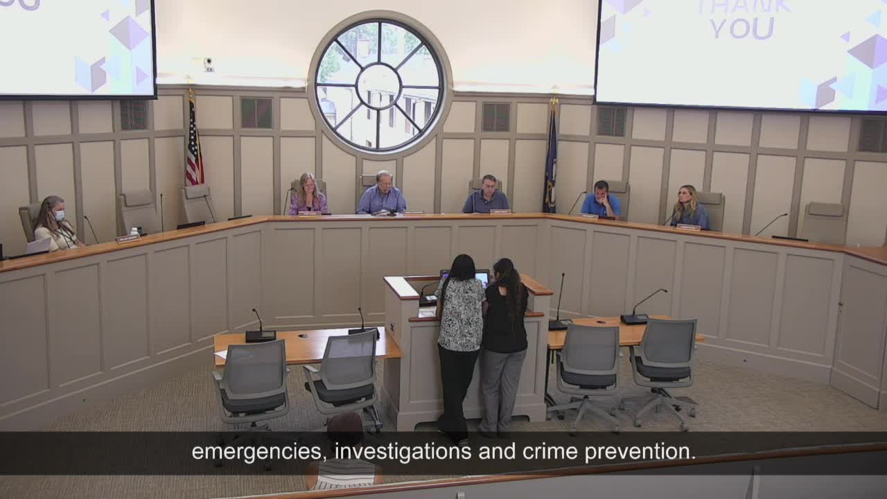 Interns Present Business Development Projects at Leesburg Economic Commission Meeting