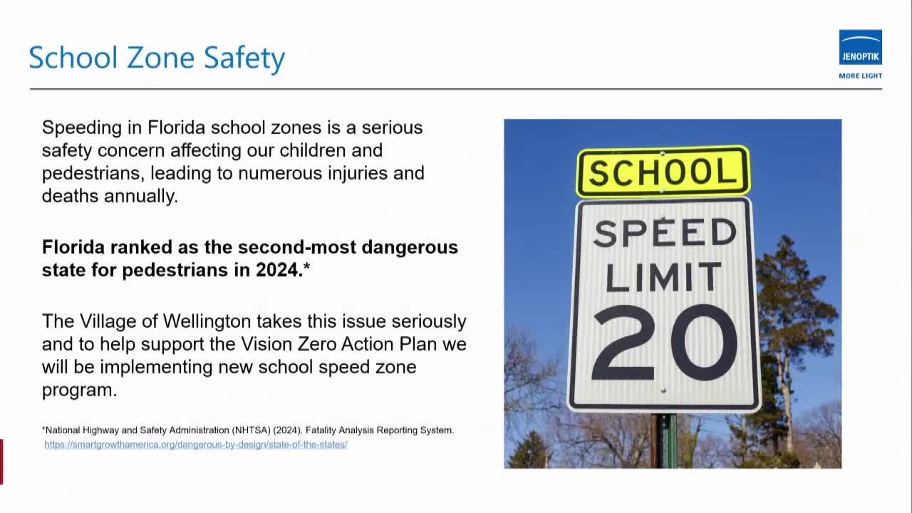 Florida Village Launches Vision 0 Initiative to Combat School Zone Speeding