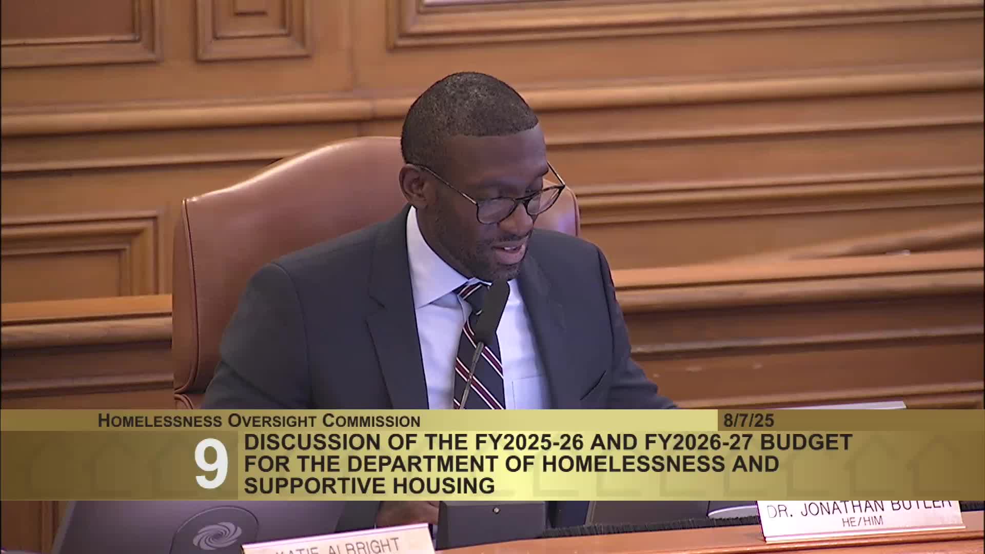 Emily Cohen reviews California's Homelessness Housing Assistance Program round 6 in public session
