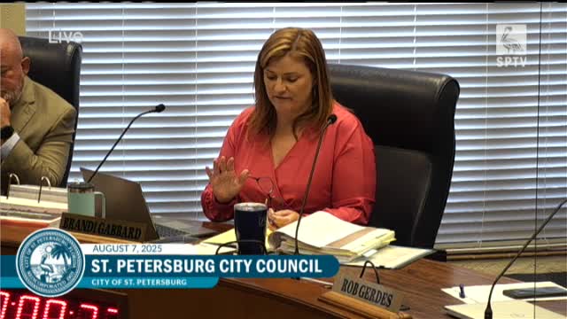 St. Petersburg City Council approves alcohol ordinances and designates historic landmarks