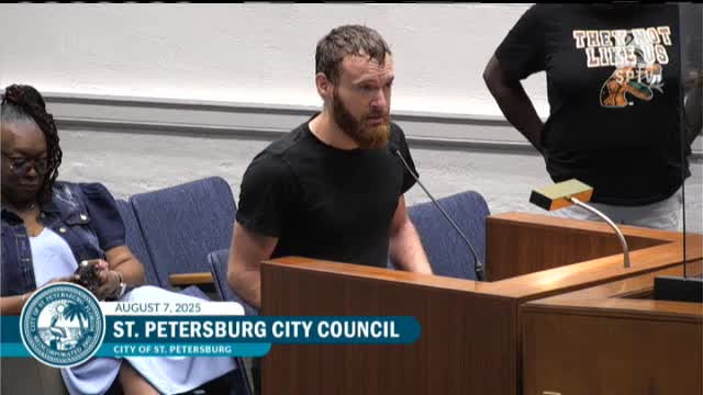Amber Woods urges council to oppose Israeli genocide in Gaza