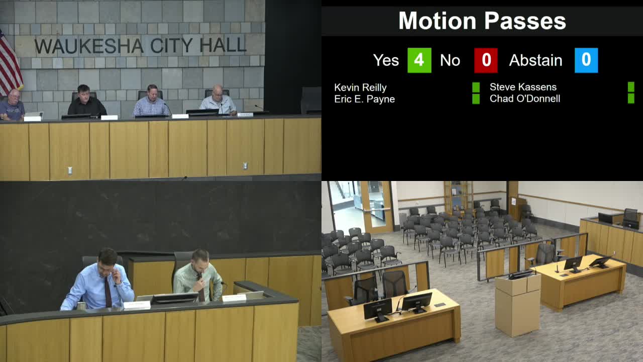 Waukesha Council Approves $350K HVAC Bid and $241K Sewer Castings Purchase