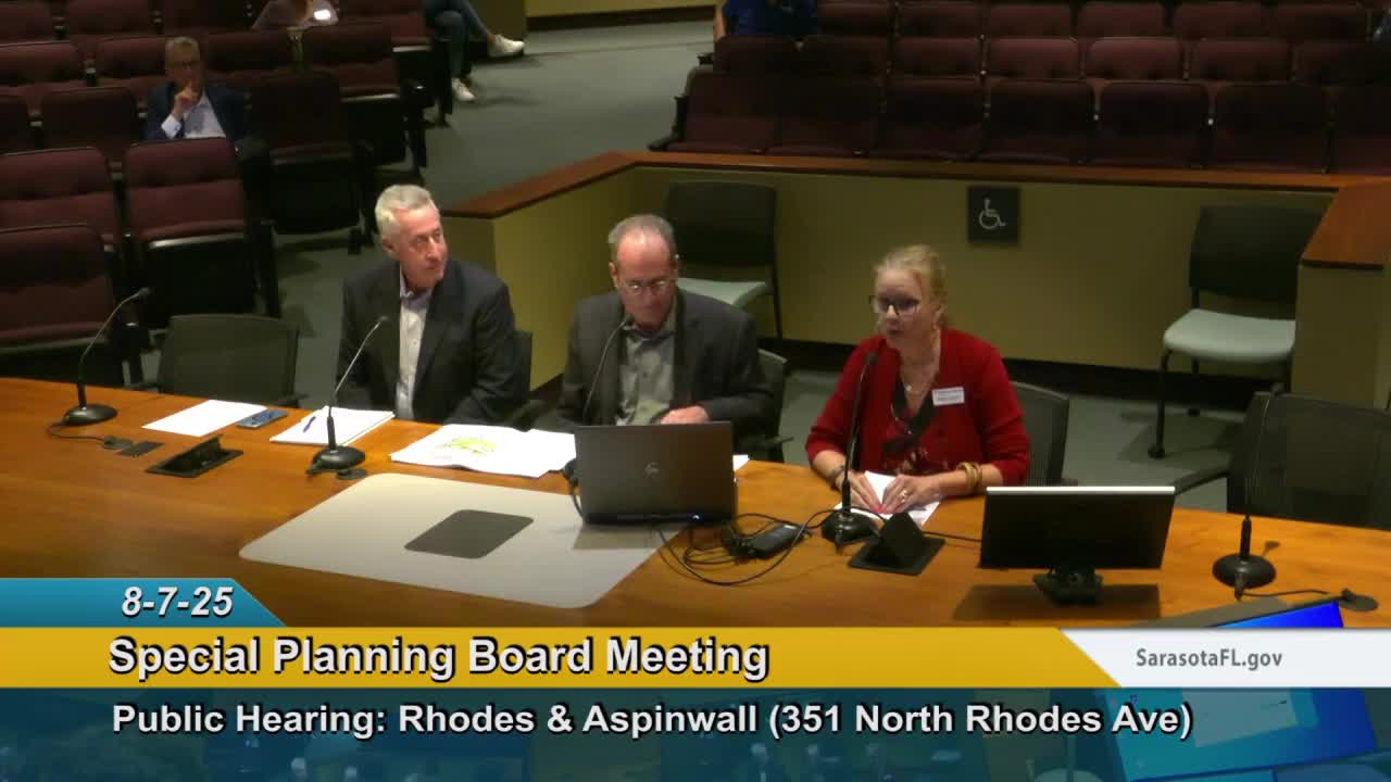 Habitat for Humanity Sarasota proposes 17 unit townhome development on Aspinwall Road