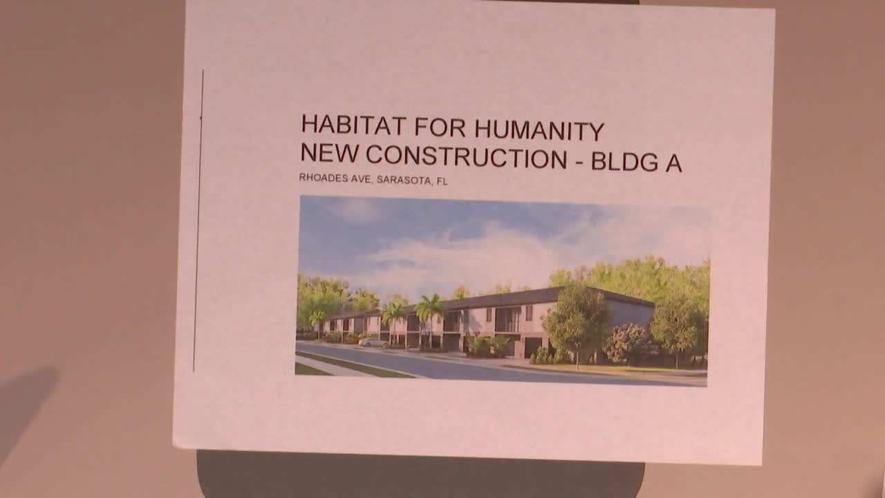 Sarasota City Council reviews Habitat for Humanity's 17-unit affordable housing development