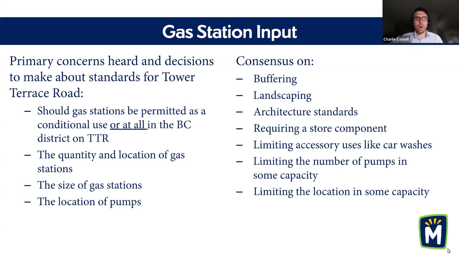 Marion City Council Votes to Amend Gas Station Regulations Near Tower Terrace Road