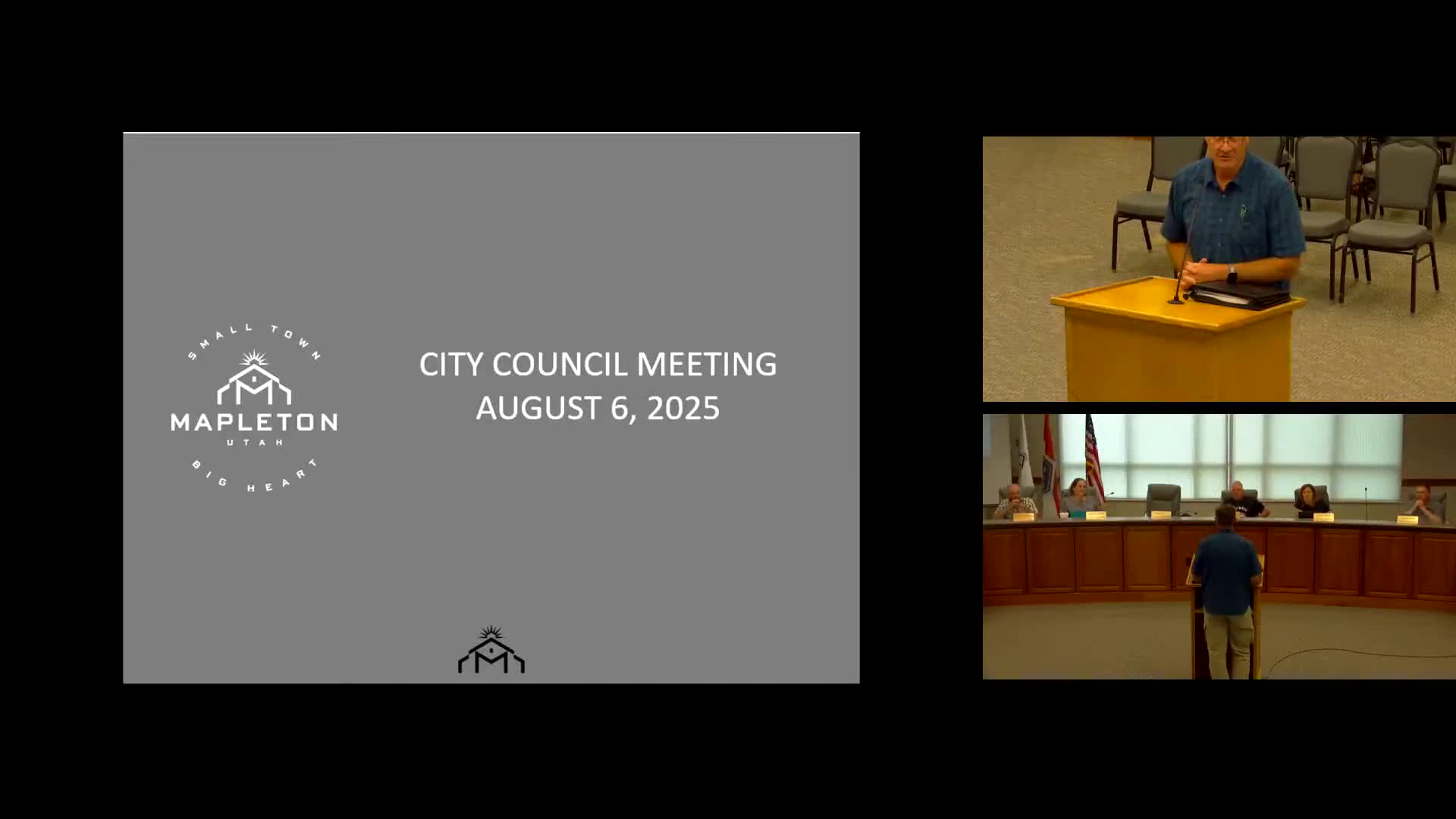 Mapleton City Council addresses fiber optic installation concerns and bidding transparency issues