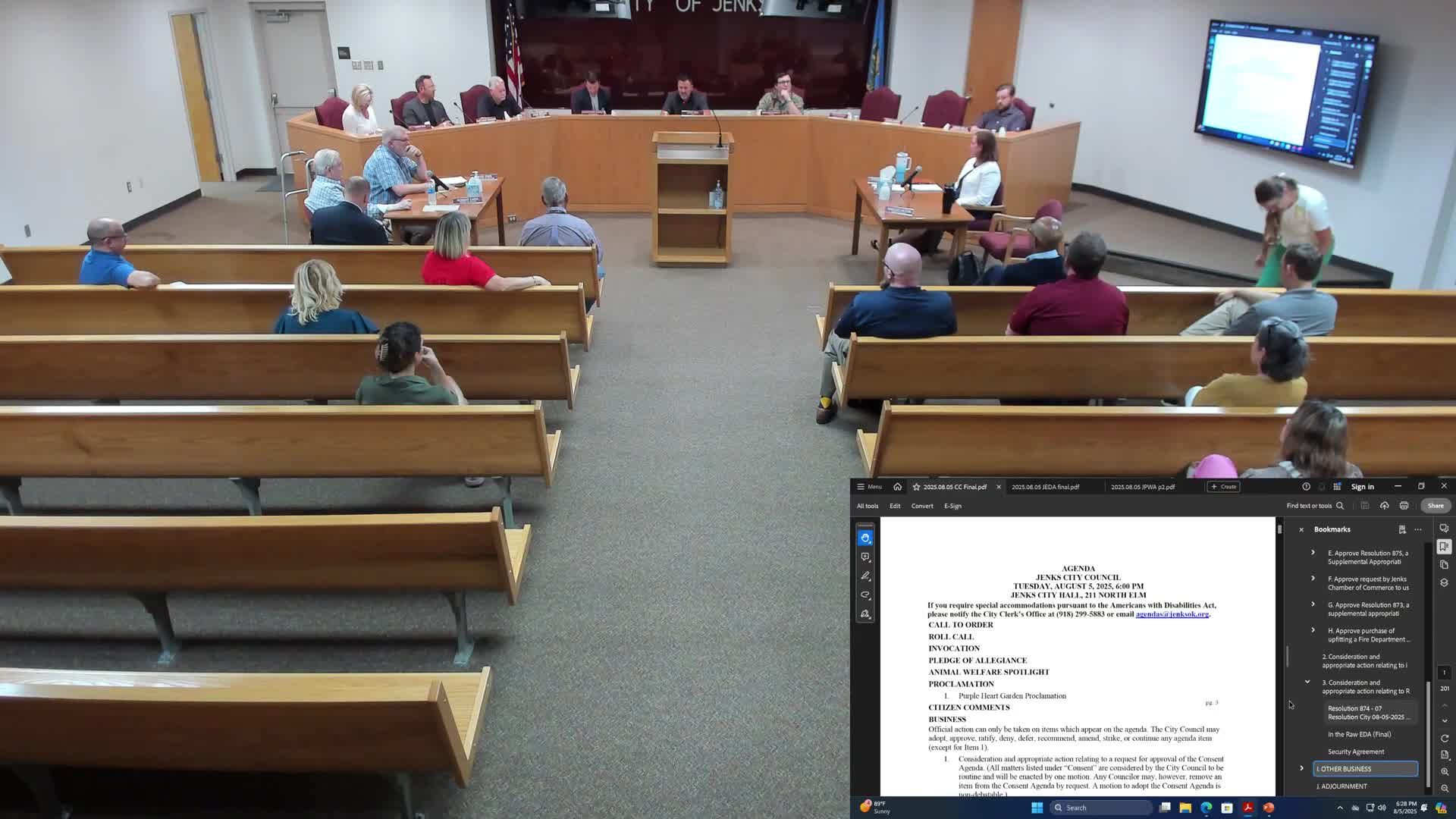 Jinx Prepares for State of the City Address and Community Town Hall Meeting