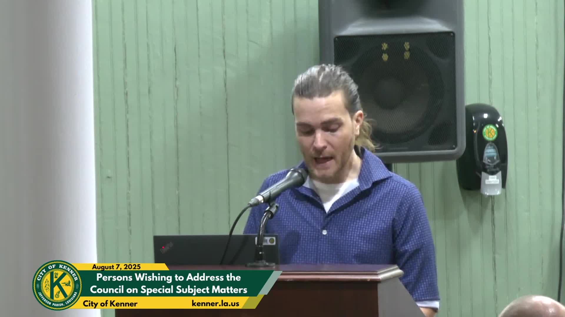 Community Advocate Questions Kenner's Lighting Supply Bid Transparency and Viability