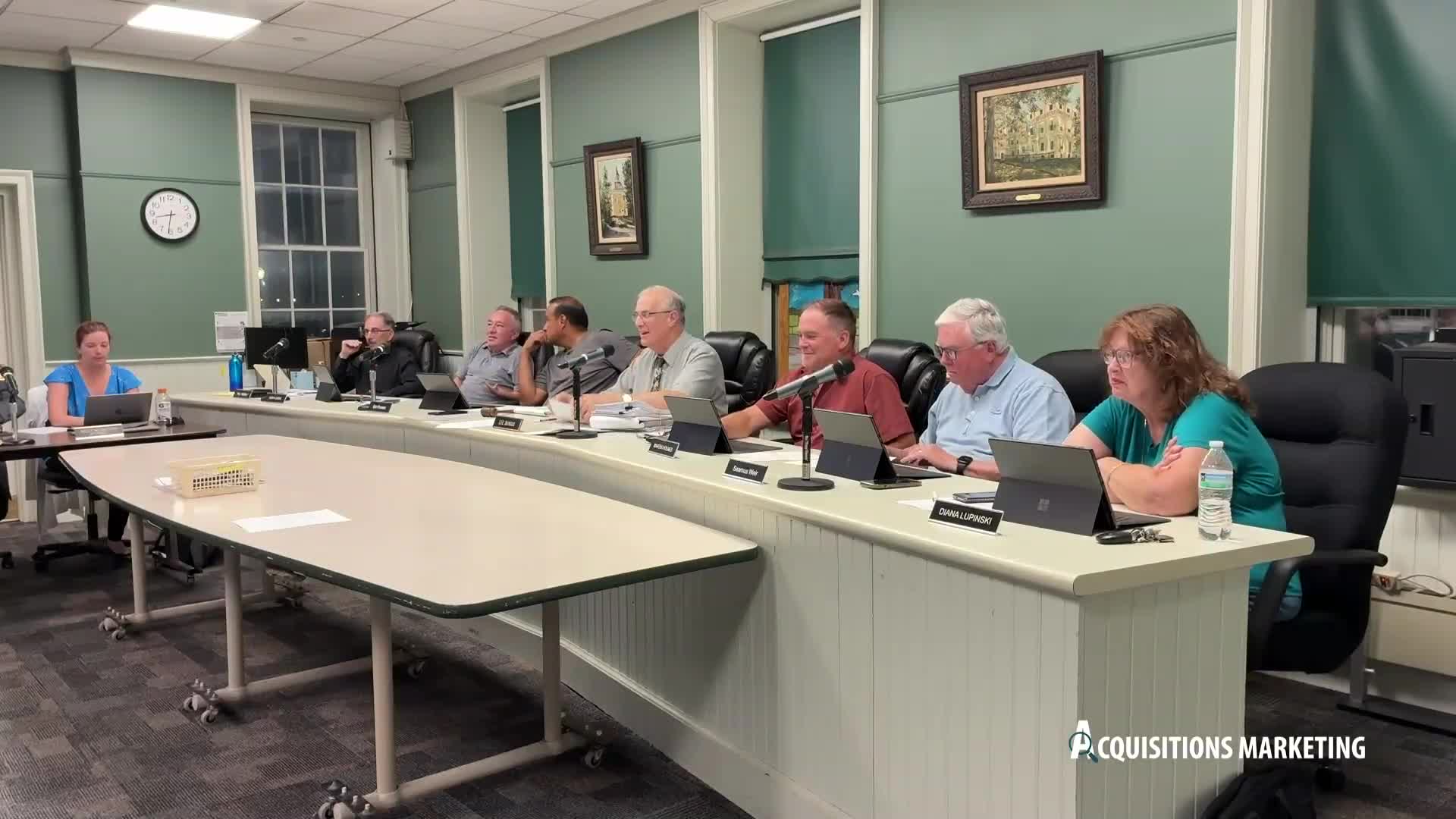 Quarrystone LLC seeks amended site plan for truck storage and office spaces on Quarry Road