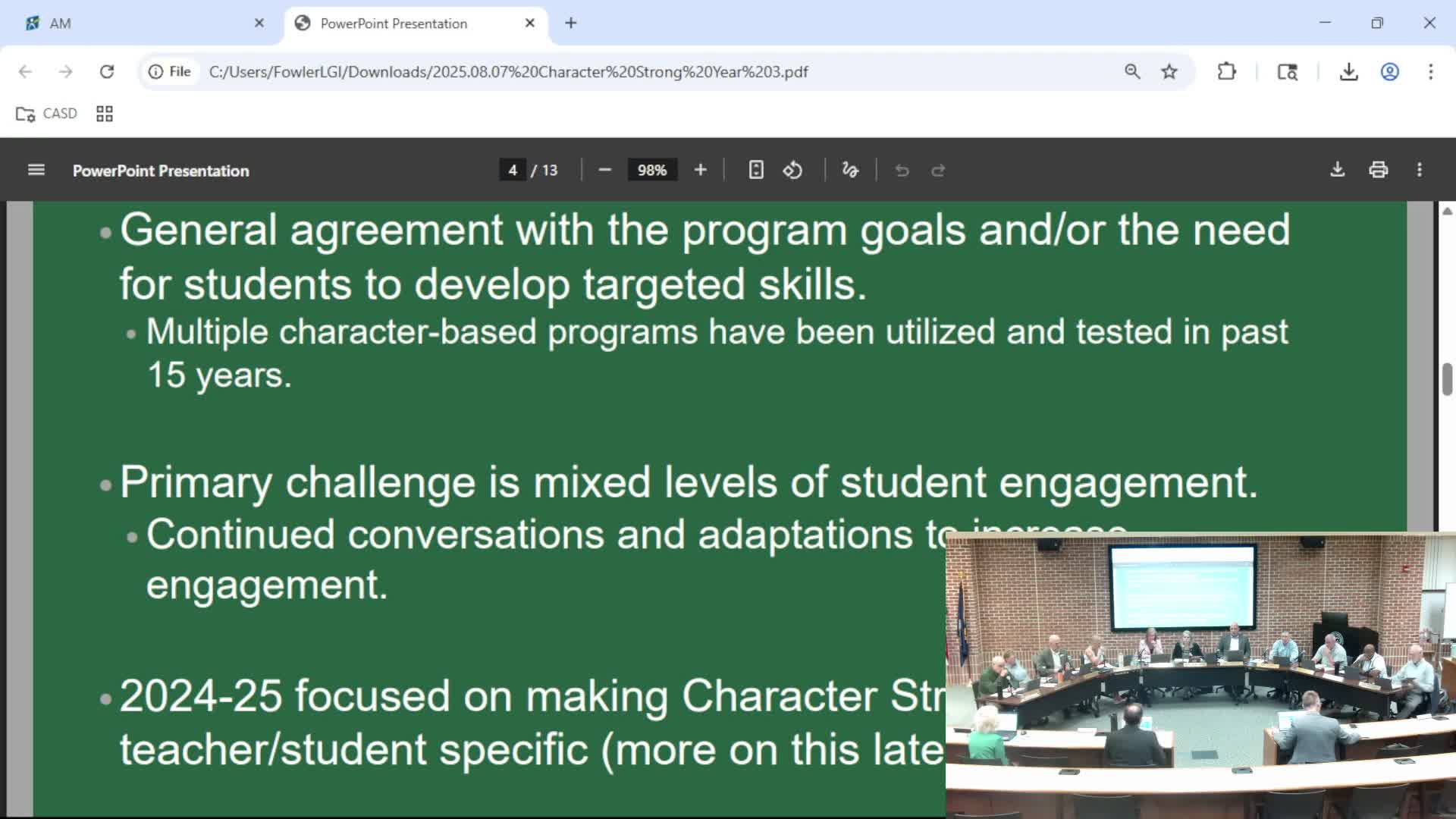 Wilson Middle School Enhances Character Strong Program to Boost Student Engagement