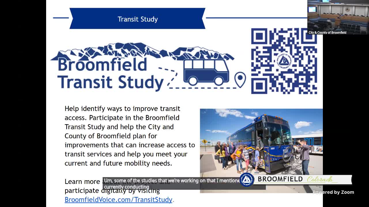 Broomfield Prepares Transit Access Recommendations for October Council Presentation