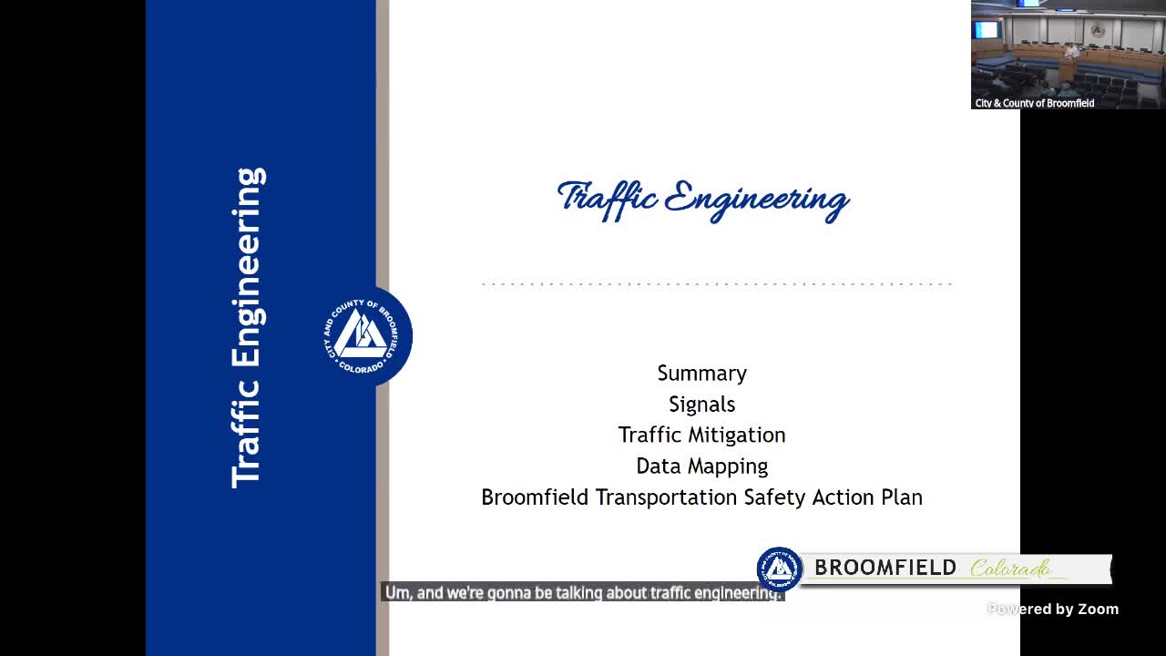 Broomfield outlines traffic signal changes and safety action plan improvements
