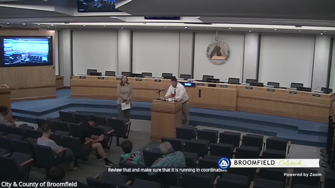 Broomfield Council Reviews Rail Service Projects and Safety Action Plan Developments