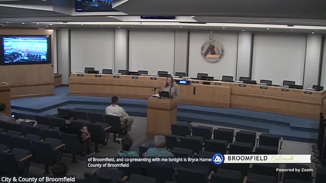 Broomfield Council Reviews Regional Transportation Projects and Safety Initiatives