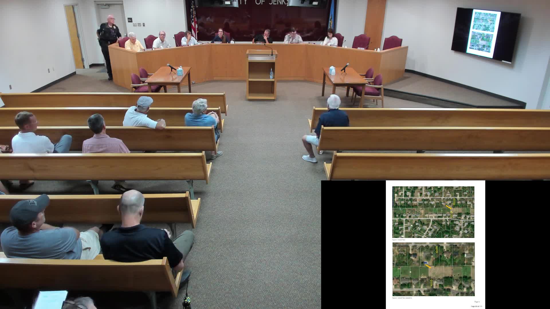 Jenks City Council Holds Public Hearing on Slate Creek Right of Way Future