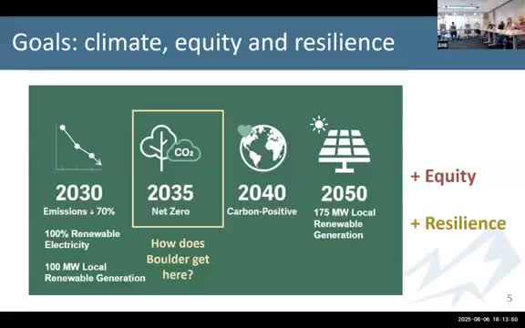 Boulder develops ten-year roadmap for achieving carbon neutrality by 2035