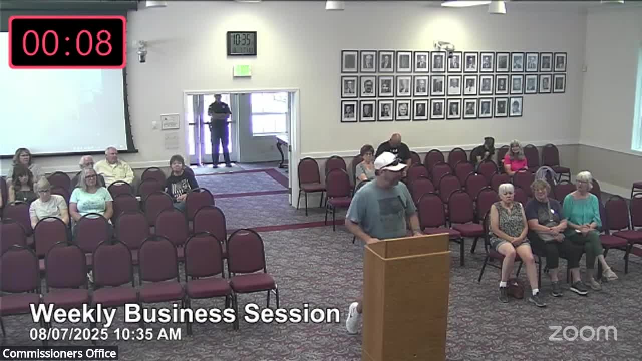 Commissioner Smith Defends Library's Community Role During Public Comments