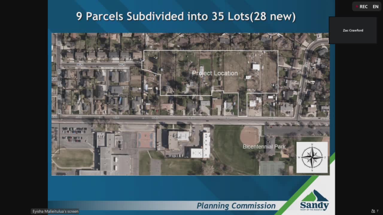 Sandy City Council Reviews Proposed Housing Development in Historic Overlay Zone