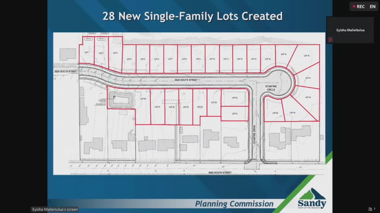 Developer Jacob Alstead presents Salt Lake City subdivision plan to local residents