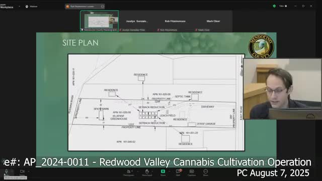 Mendocino Planning Commission Reviews Cannabis Greenhouse Permit Amid Public Concerns