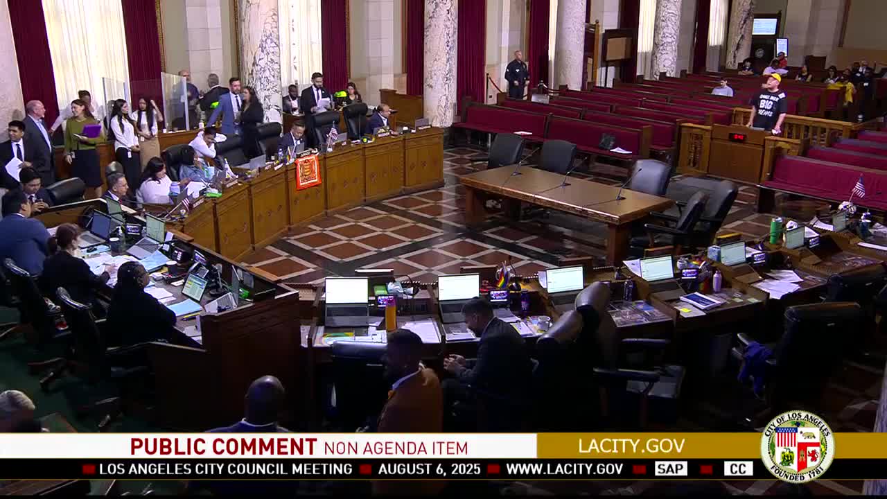 Los Angeles Residents Demand Rent Stabilization and Support for Black Women in Council Meeting