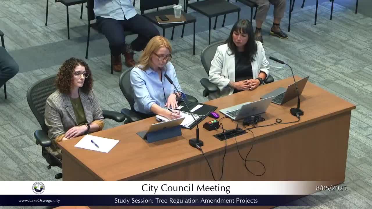 Lake Oswego Council Highlights Tree Removal Flexibility and Housing Cost Concerns