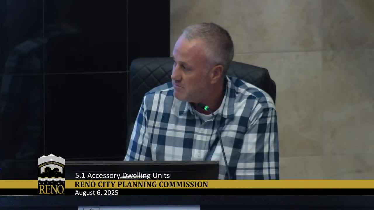 Reno City Discusses Attached ADU Regulations and 28-Day Rental Restrictions
