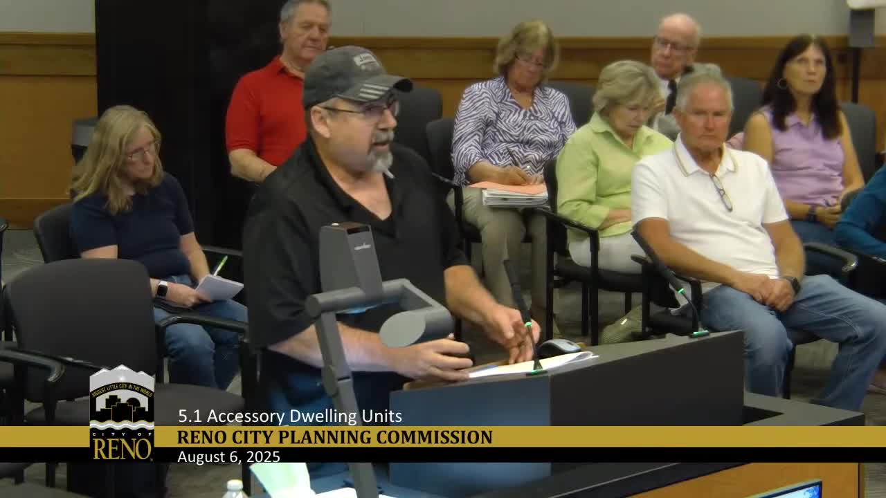 Reno Homeowner Concerns Emerge Over ADU Legislation Conflicts with Assembly Bill 396