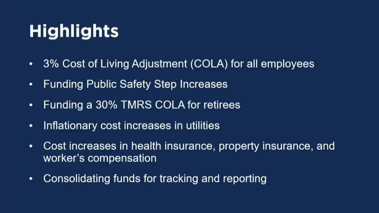 City Council Approves Employee Pay Increases and Non Retroactive COLA Plan