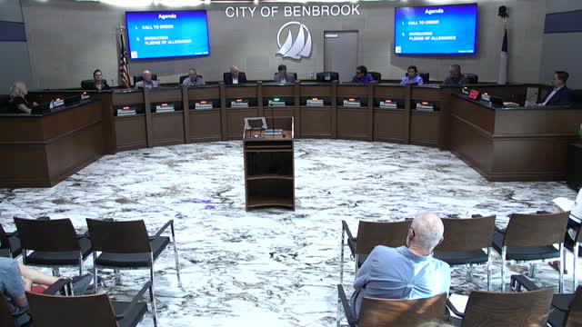 Benbrook City Council Begins Meeting with Invocation from Pastor Todd Pilon