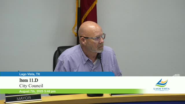 City Council Reviews Lago Vista Drought Contingency Plan and Water Regulations
