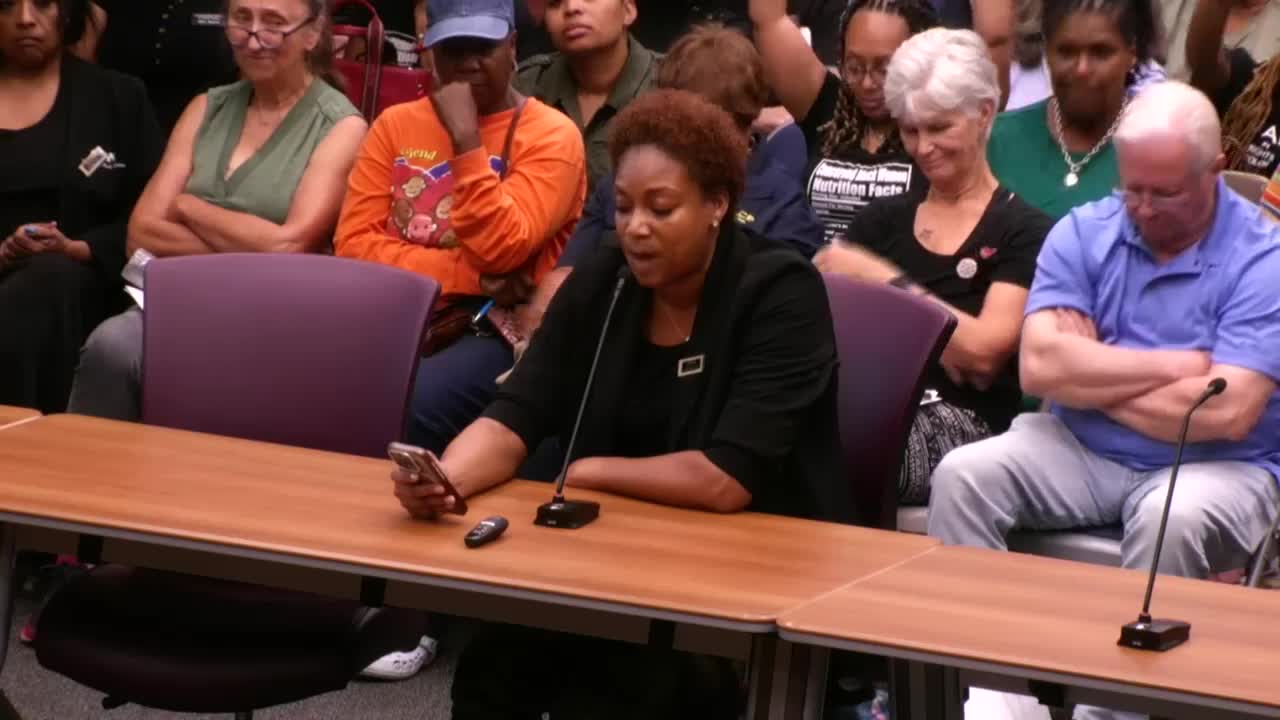 Priscilla Bradley Urges School Board to Uphold Anti-Racism and LGBTQ Plus Safety Measures