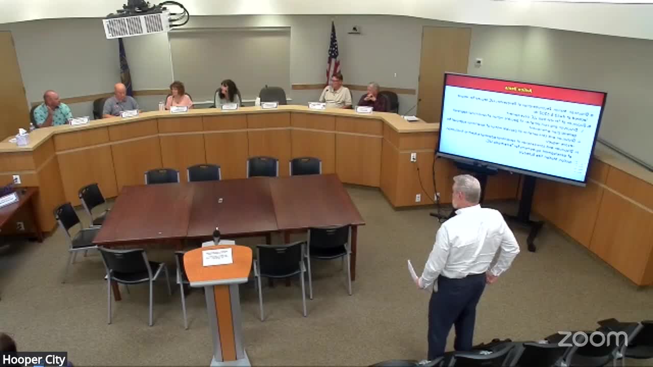 Council Member Discusses Development Concerns and Citizens' Voting Rights in Hooper