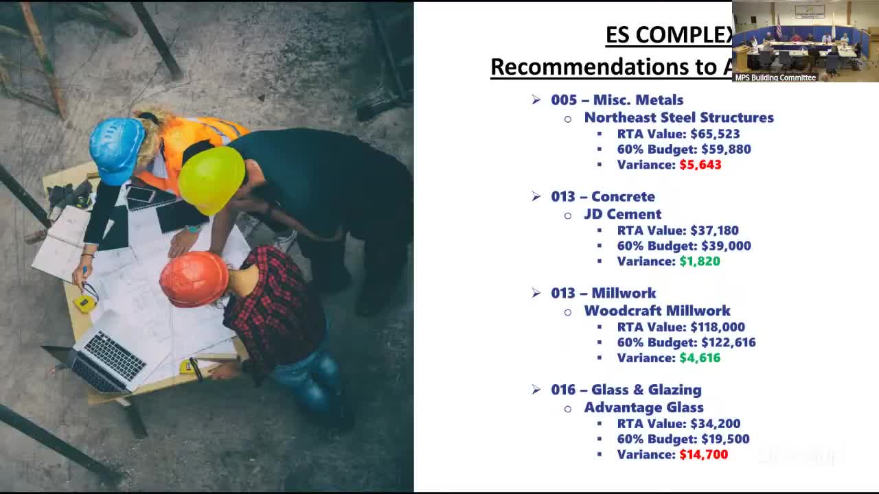 Middletown committees approve a slate of contractor recommendations and consent agenda