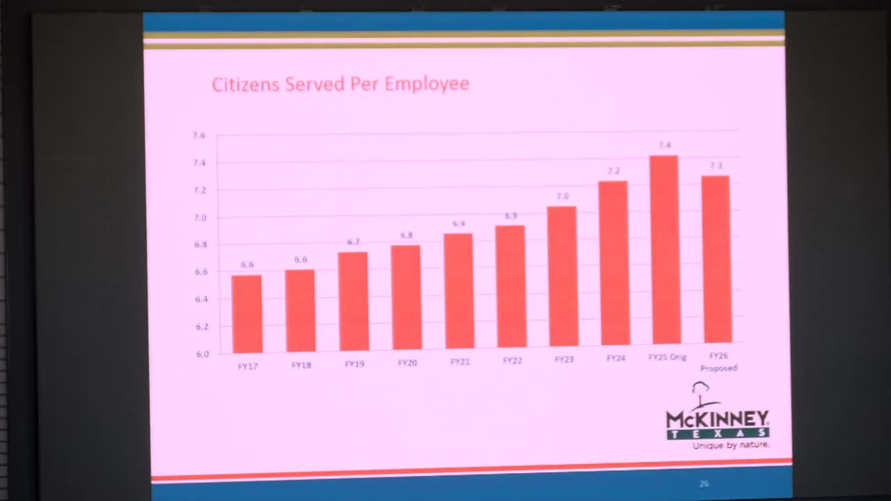 McKinney Council Reviews Staffing Efficiency Amid Growing Population Demands