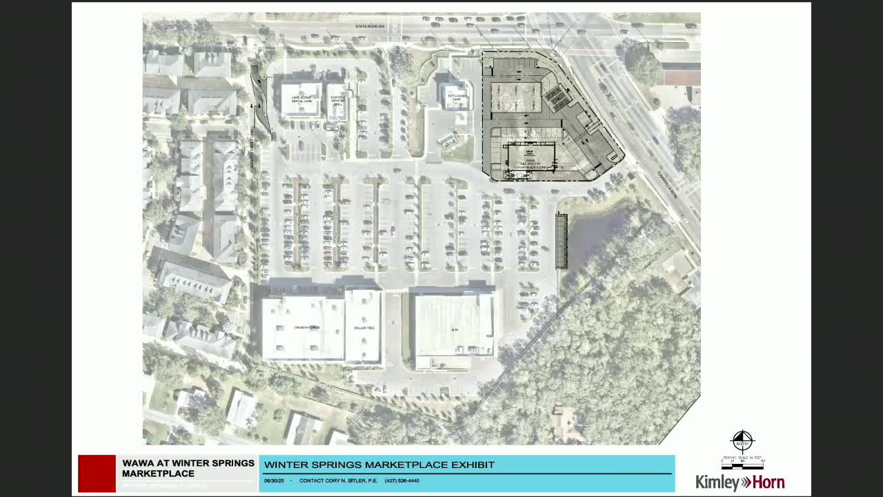 Winter Springs Town Center Welcomes Unique Wawa Design Amid Neighborhood Support